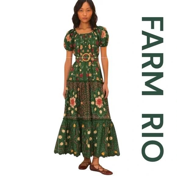 FARM Rio | Dresses | Farm Rio Pineapple Garden Green Maxi Dress Size M | Poshmark FARM Rio | Dresses | Farm Rio Pineapple Garden Green Maxi Dress Size M | Poshmark